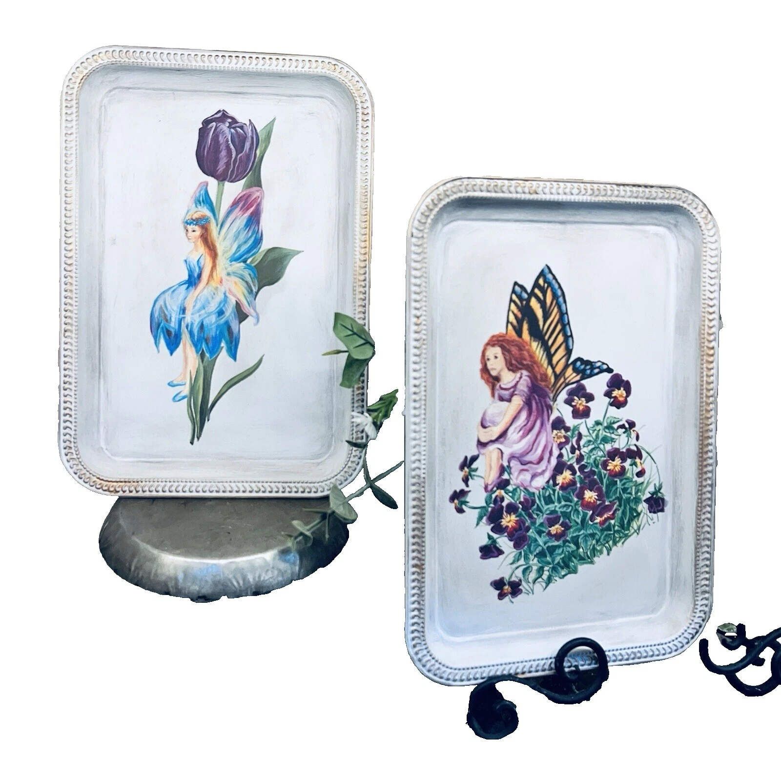 País bandejas decorativas de metal