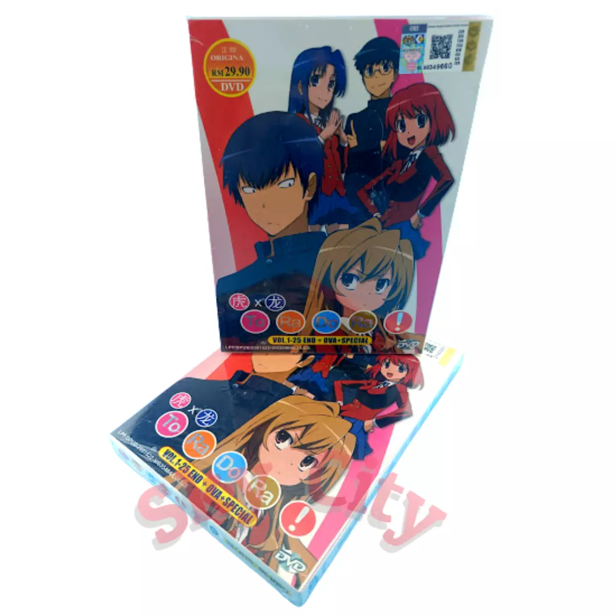 DVD Anime TORADORA! (1-25 End) Complete Boxset English Dubbed All Region