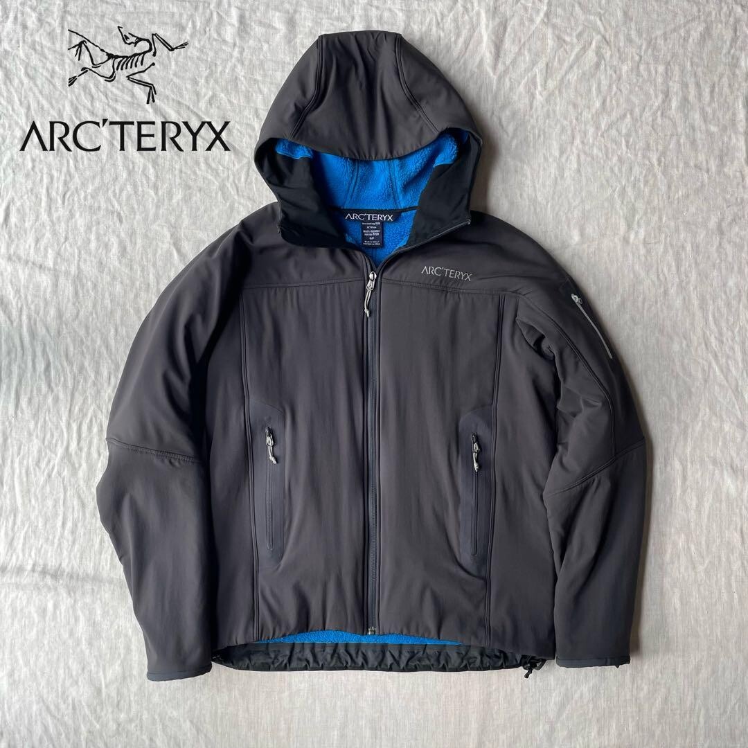 Arc'teryx Polartec Giacca in Pile con Vecchia Etichetta Parka Montagna Uomo Taglia S