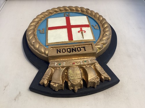 R.N.R LONDON WANDRELIEF / SCHILD (HANDBEMALTE VERSION ) - Bild 4 von 8