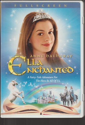 ELLA ENCHANTED Anne Hathaway DVD Used (M)