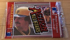 1983 Action All Stars Pack Jason Thompson Pirates (Top) Bill Buckner Cubs (Back)