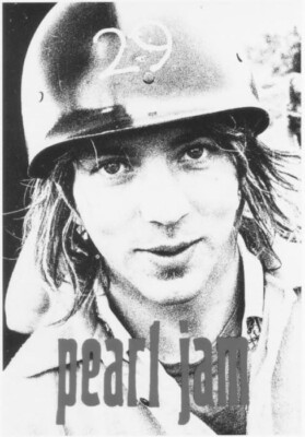 Pearl Jam Eddie Drop In The Park Seattle Concert Helmet Poster New