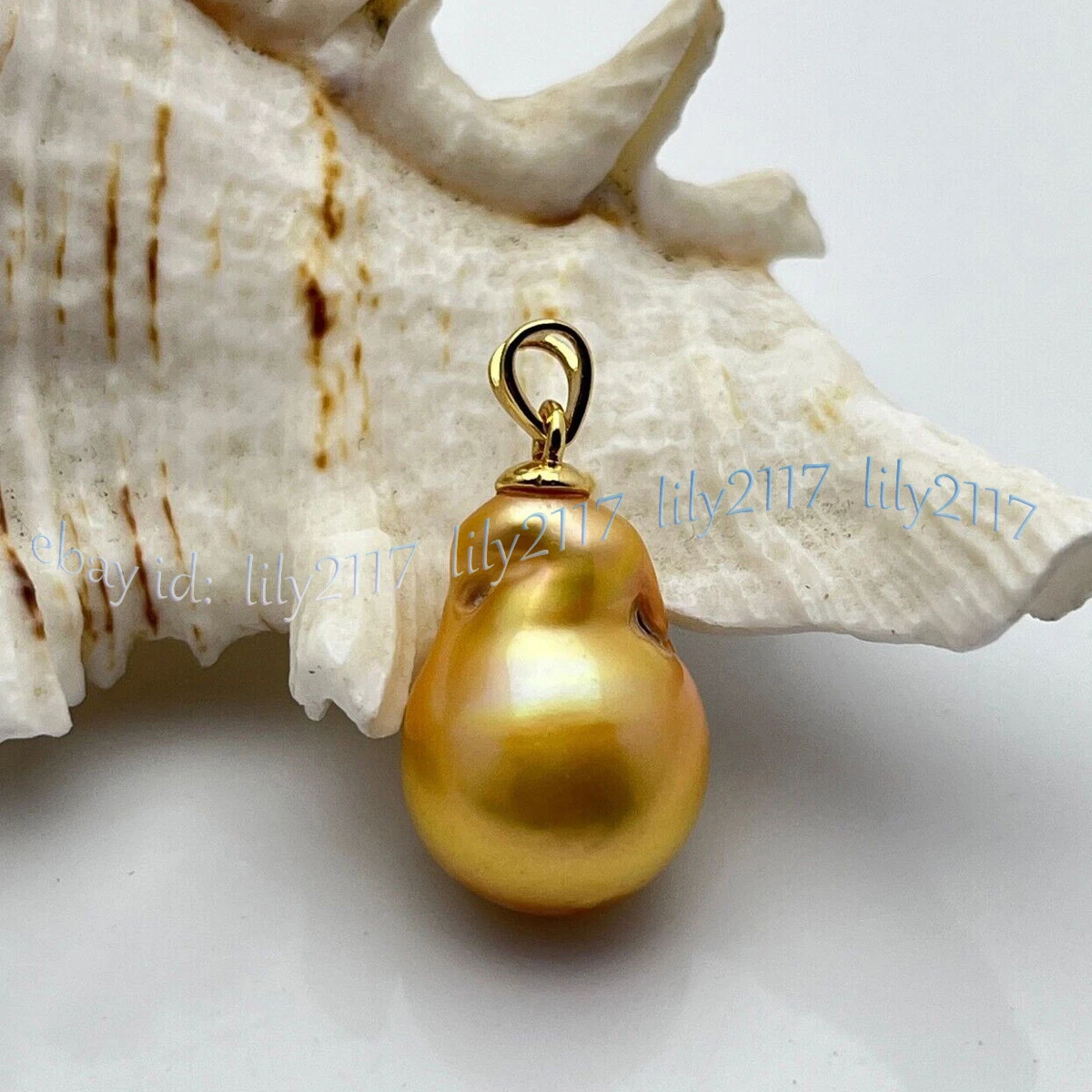 Large baroque pearl shop necklace ebay