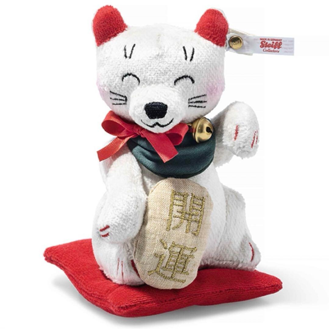 Steiff Teddies for tomorrow Lucky Cat Manekineko 2022 Japan Steiff Teddies for tomorrow Lucky Cat Manekineko 2022 Japan