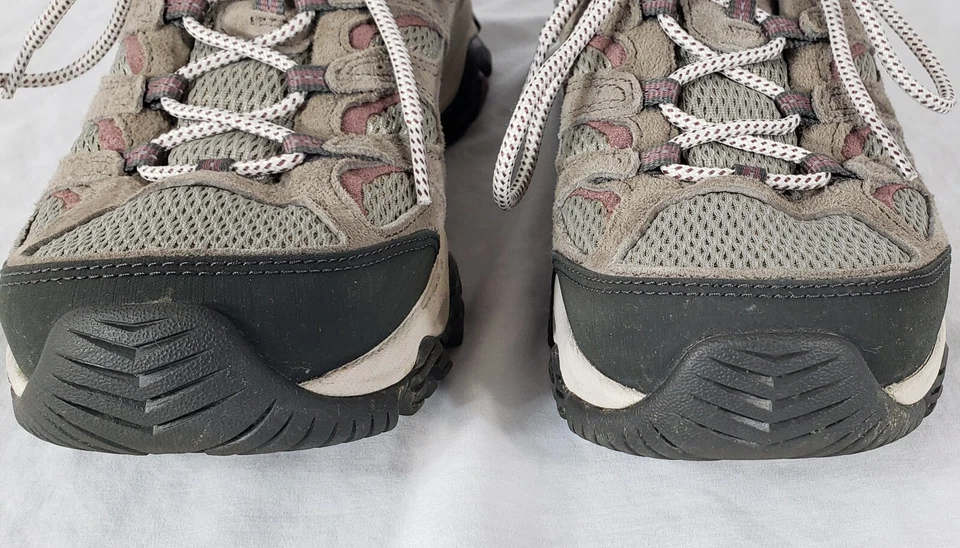 Zapatos de Senderismo Merrell Moab 3 Para Mujer 9.5 Ancho Ancho Suelas Vibram Falcon Usados Foto 4 de 4