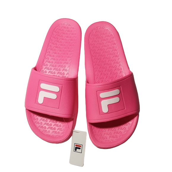 NWT Fila Big Box Logo Slide Sandal FILA M Sandals for Women for sale | eBay main image 2