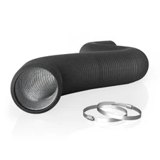 Flexible 6-Inch Four-Layer Aluminium Ducting, 25-Feet Long, Ventilation Exhaust