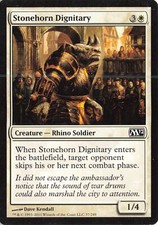 Stonehorn Dignitary #37 Magic 2012 (M12) Magic_the_gathering