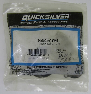 0650p4 OEM Mercury Quicksilver Diaphragm Kit 809561A01 for sale 