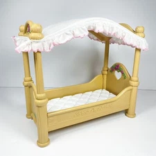 Fisher Price Briarberry Collection Bear Canopy Bed 1999 Rare
