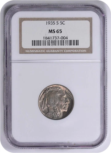 1935-S Buffalo Nickel MS65 NGC