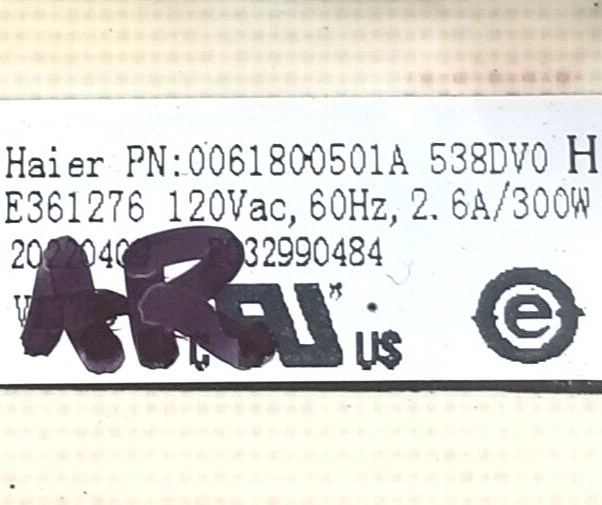 OEM Haier Fridge Control 0061800501A 1-Year Guarantee *Free Same Day Ship* - Image 2 of 4