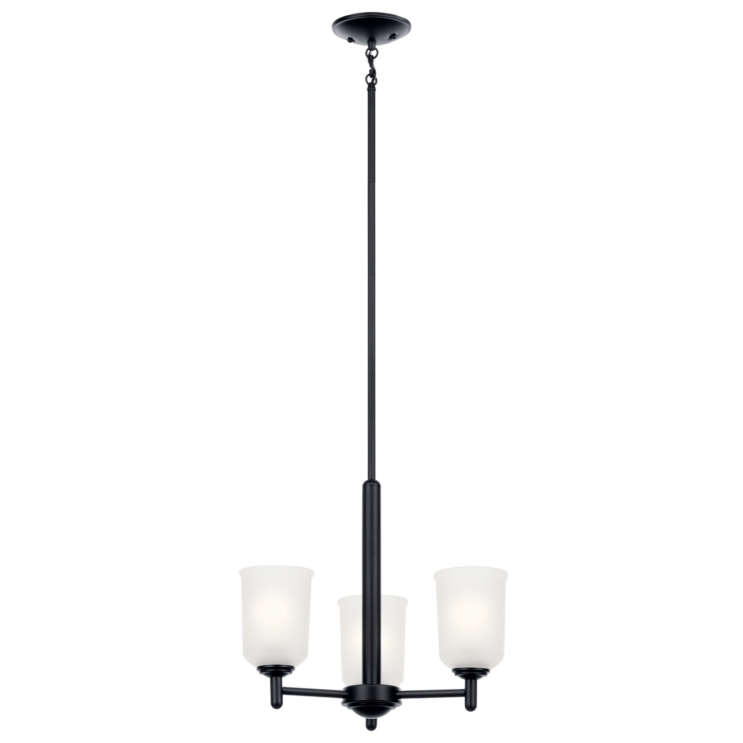 Kichler 43670BK Shailene Mini Chandelier in Elegant Black Finish