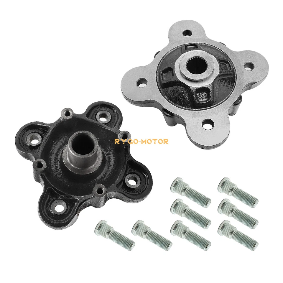 Rear Wheel Hubs & Studs Kit for Polaris Ranger XP 900 Ranger XP 1000 5137431-067 - Image 4 of 4