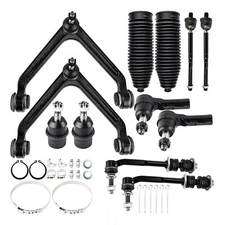 12pc Front Upper Control Arms 16mm Tierod SwayBar Kit for 2004-06 Dodge Durango