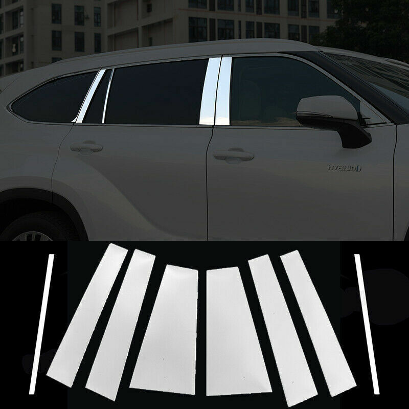 Chrome Pillar Posts for Nissan Pathfinder 96-04 6pc Set Door Trim Cover