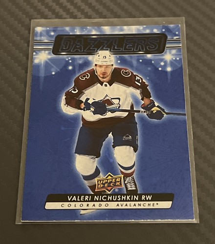 2023-24 Upper Deck Dazzlers Blue #DZ-53 Valeri Nichushkin Colorado Avalanche