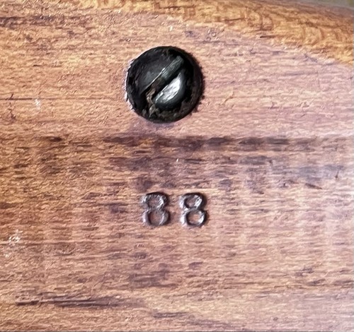 VTG D.T Dudley & Son Co Wilksonville Mass Wood Loom Shuttle & Yarn Spool Bobbin - Picture 8 of 9