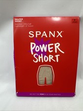 Spanx Power Shorts Shaper 2744 Soft Nude Size S