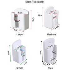 Brand New Wall Mounted Holder Wall Mounted 1pcs ABS Remote Control Holder