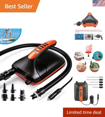 #ad #ad 20 PSI High Pressure Electric Air Pump for SUPs Boats amp; Kayaks Auto Shut Off $122.99