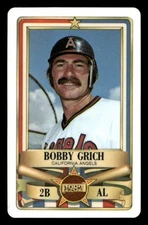 1982 Perma-Graphics #1 Bobby Grich All-Star Credit Card