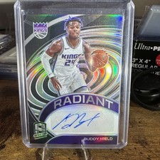 2020-21 Panini Spectra - Radiant Signatures Buddy Hield #RSI-BHE /49 (AU)