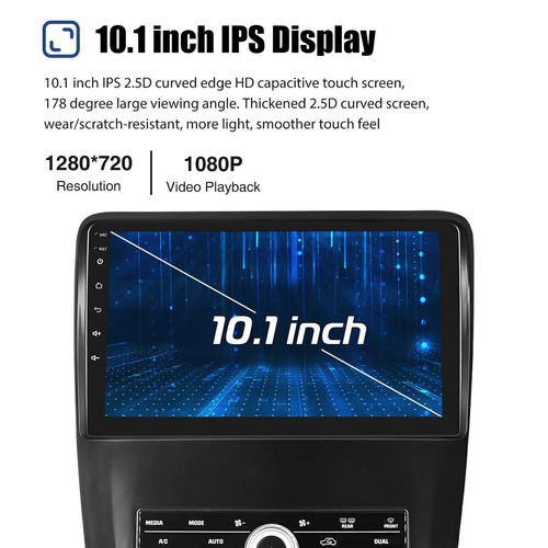 For Ford Mustang 2010-2014 Android13 Carplay 10"Car Stereo Radio GPS 2+64G WIFI - Picture 6 of 16