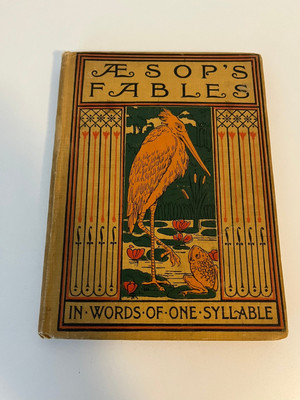 Aesop's Fables - 1895 Illustrated Hardcover Edition A.L. Burt Company