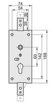 KASTEL-1 VERTICAL LOCK - MP ZN K-1