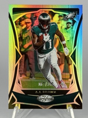 A.J. Brown 2024 Certified  Silver Mirror Parallel /349 Philadelphia Eagles 🔥