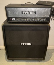 FAME GSH2-200SA Power Amp 2 x 100w & GN412A 4x12? Speaker Cab - Collect DERBY
