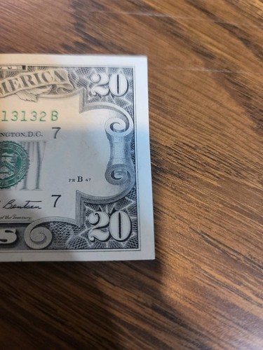 1993 uncirculated $20 Twenty Dollar Bill Federal Note **READ DISCRIPTION** - Picture 3 of 13