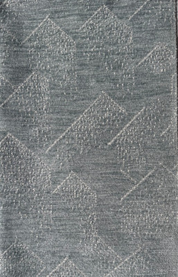 Groundworks Kelly Wearstler Brink Water/Ivory  Designer Fabric Remnant 24''x24''
