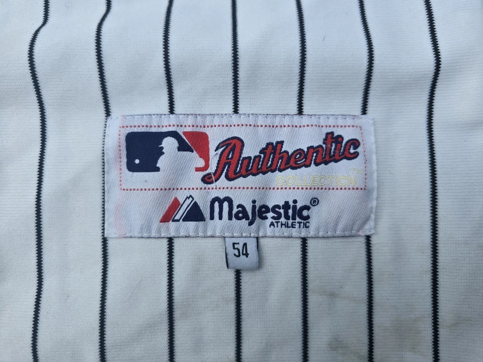 Mickey Mantle #7 New York Yankees Pin Stripe Jersey Size 54 - Image 2 of 4