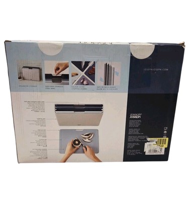JOSEPH JOSEPH Schneidebrett Set Editions SKY Folio Large 4 teilig Brett NEU OVP