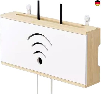 Router Schrank, Router Verstecken Box, Wand Routerschrank aus Holz, Router Regal