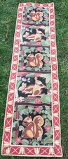 ARTS AND CRAFTS WILLIAM MORRIS STYLE TAPESTRY TABLE RUNNER RENAISANCE WOVEN ART