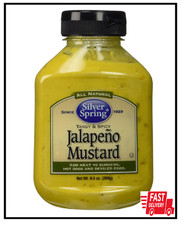 Silver Springs Mustard, Jalapeno, 9.5 oz