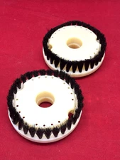 Hoover Carpet Shampoo Brush Set of 2 part 015636 large hole model 5140 5150 5160