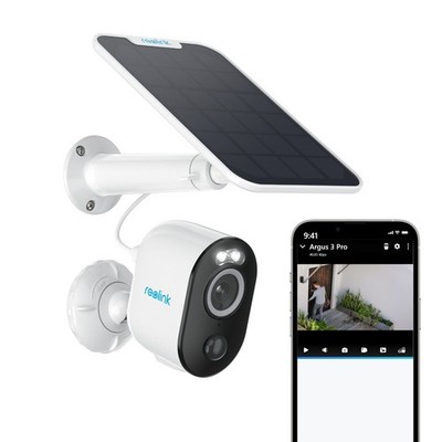 Reolink 5MP Überwachungskamera Aussen Akku Argus 3 Pro+Solarpanel Kamera Outdoor