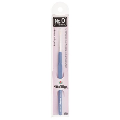 Etimo STAHL Crochet Hook Legierter Blue HÄKELNADEL SOFTGRIP T132E Tulip T13-2e