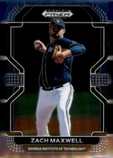 2022 Panini Prizm Draft Picks #PDP183 Zach Maxwell Georgia Tech Yellow Jackets