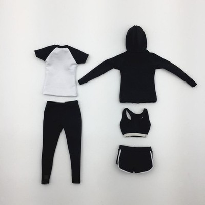 1/6 Damen Sportanzug Set Damenbekleidung Für 12-Zoll-Actionfigur Körperpuppe
