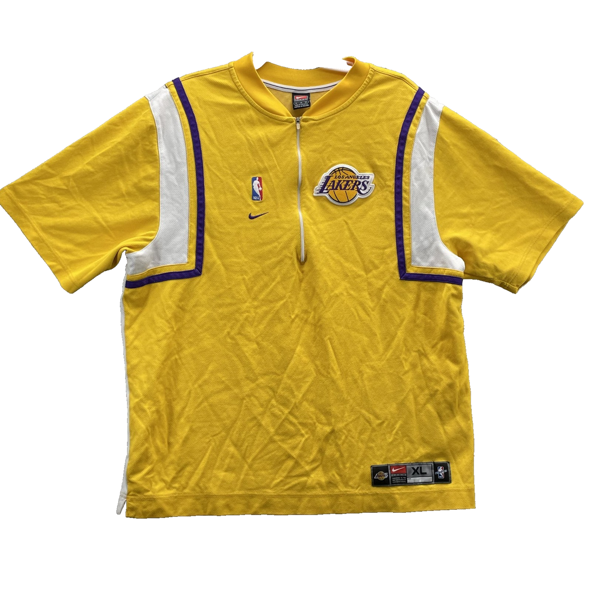 ■ビンテージ NIKE×LAKERS★XLサイズ★バスケットウェア★Tシャツ★ Vintage Nike Team NBA Jersey Men XL 90s Los Angeles Lakers