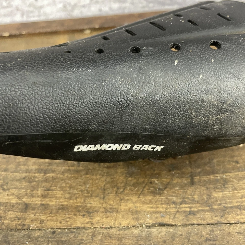 Sillín de bicicleta BMX Diamond Back vintage negro asiento VL410 vieja escuela BMX carreras 430 g Foto 4 de 4