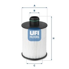 25.093.00 UFI Oil Filter for CHEVROLET,OPEL,SAAB,VAUXHALL