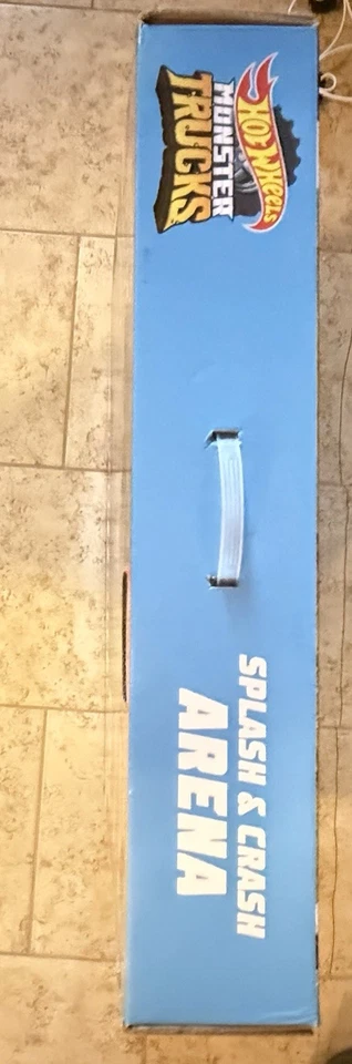 Mesa de agua y arena de plástico Hot Wheels Monster Trucks Splash & Crash Arena para Ch Foto 4 de 4