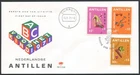 Colonies D43 Netherlands Antilles CURACAO 1971 FDC 3v Toys